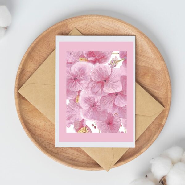 PRTCARD 167 WC Blush Hydrangea