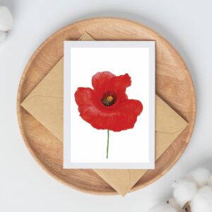 PRTCARD 182 WC Soldiers Poppy
