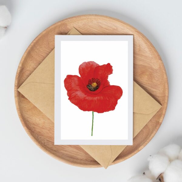 PRTCARD 182 WC Soldiers Poppy