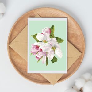PRTCARD 186 WC Apple Blossom Green