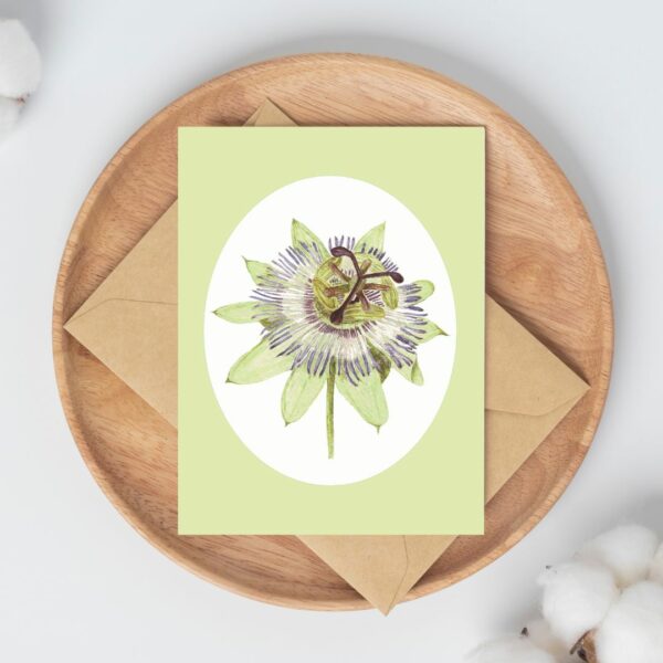 PRTCARD 253 WC Passion Flower